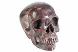 Realistic Red Picture Jasper Skull #382029-2